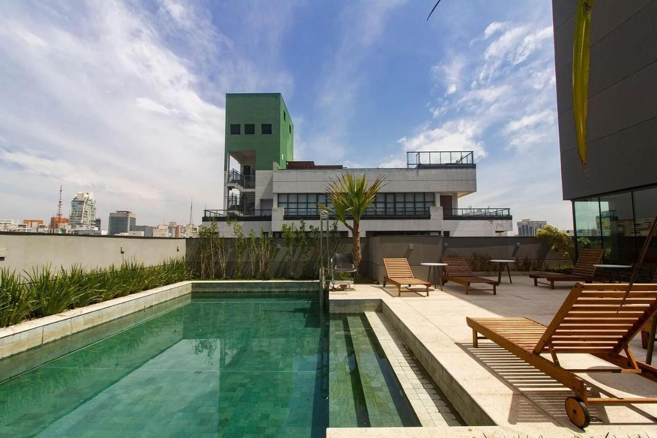 Studio novíssimo com Academia, Piscina no Rooftop, Wifi, Coworking, Próximo a Avenida Paulista São Paulo Exterior foto